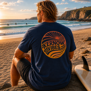 Kernow Vibes Unisex T Shirt (Retro Logo)