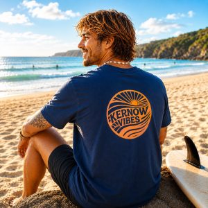 Kernow Vibes Unisex T Shirt (Retro Logo)